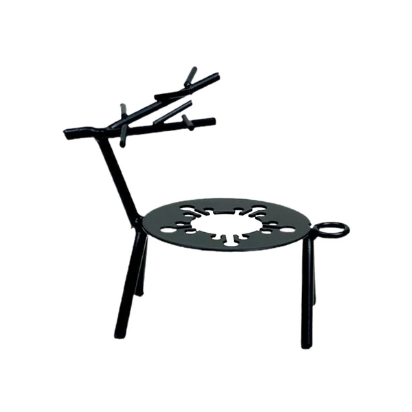 Verified Maxbell Metal Reindeer Tealight Candle Holders Durable Rustic Finish Accessories Long-Lasting