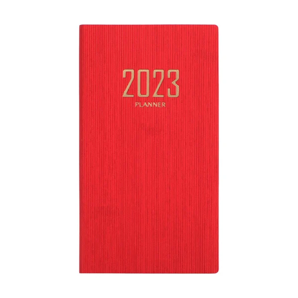 Smart Maxbell Recording Weekly Notebook Planner Planning Daily Account for Gifts New Year Red Authentic