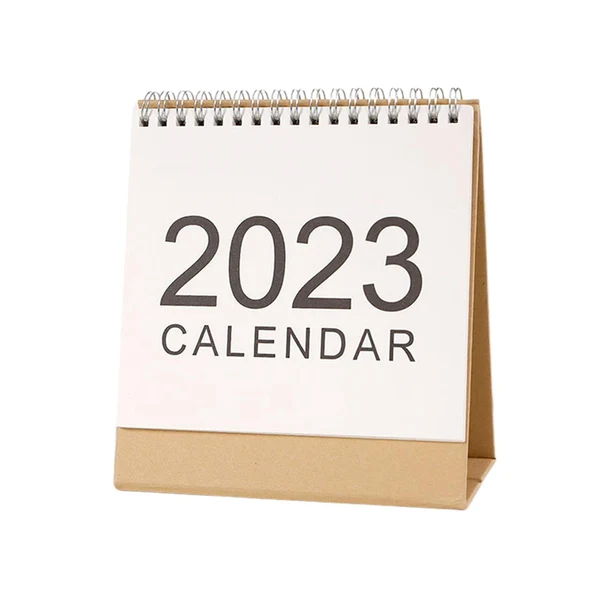 Smooth Maxbell Daily Flip Calendar Yearly Calendar Planner Desktop for ideas Meetings Small and White Sophisticated