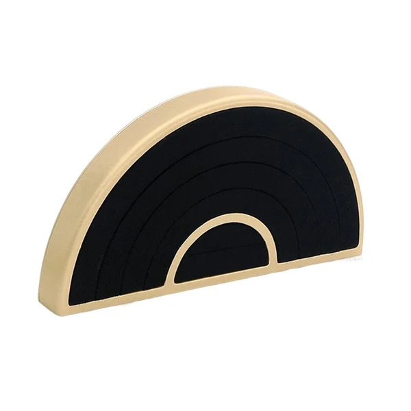 Carefully Designed Maxbell Ring Display Stand Storage Tray Ring Rack for Rings Earrings Selling Earring Black Smooth