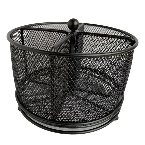 Outstanding Maxbell Desk Organizer Storage Box 360 Degrees Rotating Pencil Holder for Office Black Smart