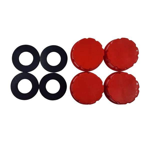 Luxury Maxbell 4Pcs Gas Can Solid Base Caps with Gaskets for Restaurant Outdoor Next-Generation
