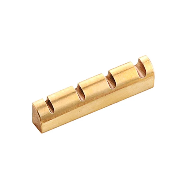 Premium Material Maxbell Brass Slotted Nut Pre Slotted Nut Professional for Accessory DIY 4 strings Contemporary