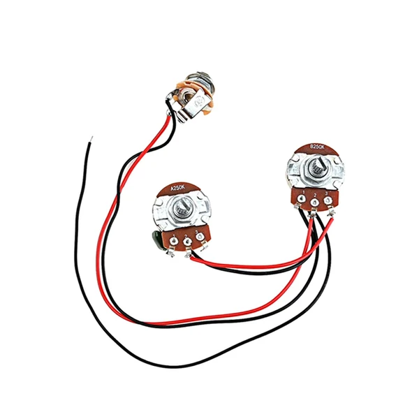 Versatile Maxbell Guitar Potentiometer Durable Complete Circuit Wiring for Bass Exclusive