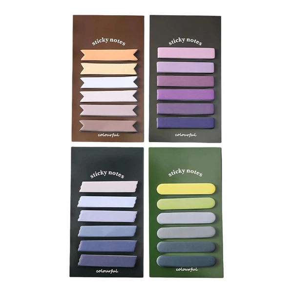 Dependable Maxbell 4 Pieces Index Tabs Page Marker for Magazines Catalogs Annotating Books Fashionable