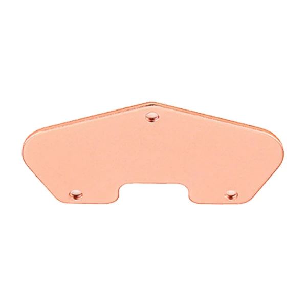 World-Class Maxbell Electric Guitar Pickup Baseplate Durable Red Copper Stable for Guitar Parts Selected