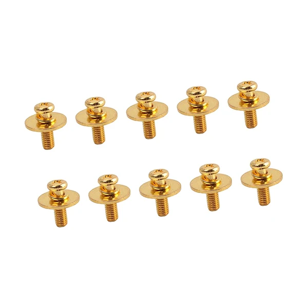 Reusable Maxbell Drum Lug Screws Drum Set Lightweight for Parts Accessories black Premium