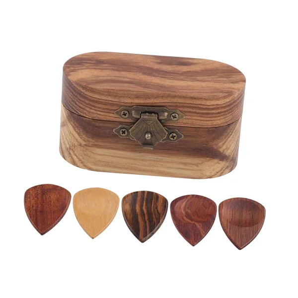 Reusable Maxbell Guitar cartridges Holder Organizer Handicraft Jewelry Box for Mandolin Bass case with 5 paddle Stylish