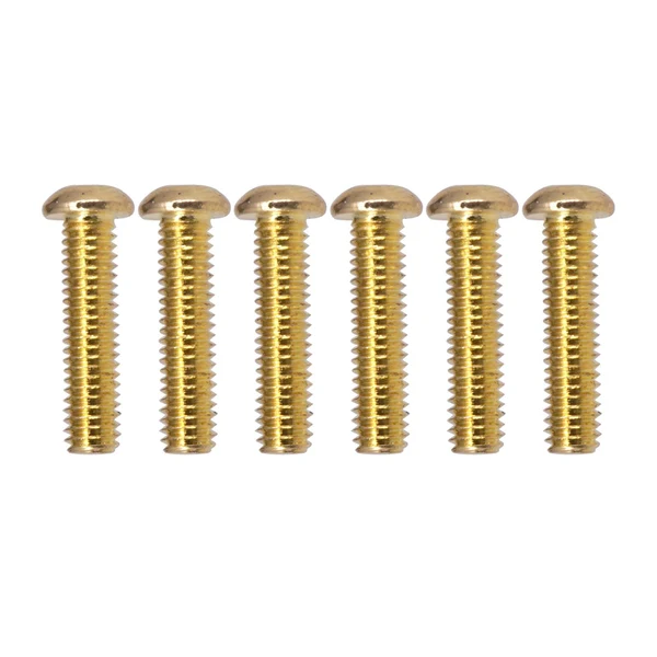 Sustainable Maxbell Iron Guitar Bridge Saddles Screws Durable for Electric Guitar Bridge Parts Aureate Carefully Designed