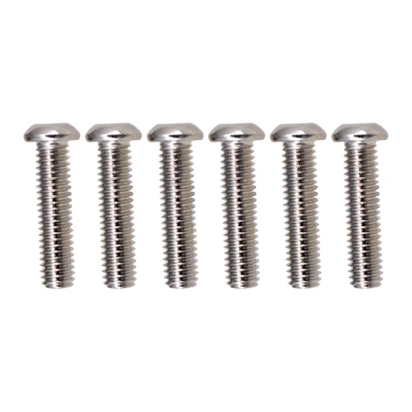 Efficient Maxbell Iron Guitar Bridge Saddles Screws Durable for Electric Guitar Bridge Parts Argent Artisan