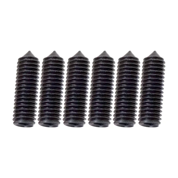 Fashionable Maxbell Electric Guitar Bridge Saddles Locking String Screws for Instrument Parts Black Top-Quality