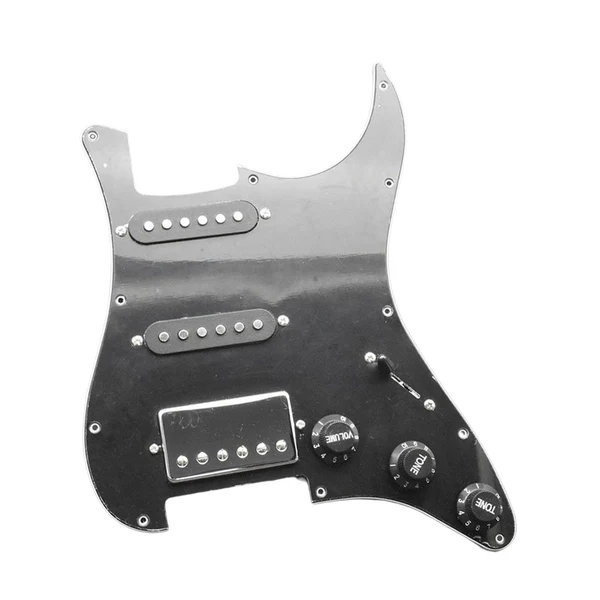 Stylish Maxbell Loaded Guitar Pickguard SSH with Push Pull Switch for Replaces Versatile