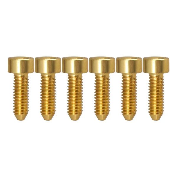 Classic Maxbell Electric Guitar Bridge Saddles Locking String Screws for Guitar Repairing Aureate Clean