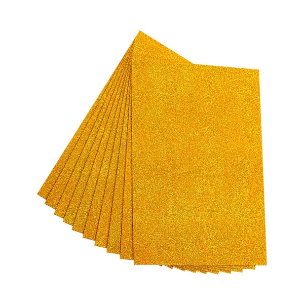 Smooth Maxbell Glitter Sponge Paper Cardstock Scrapbooking for Collages Birthday Decor Golden Luxury