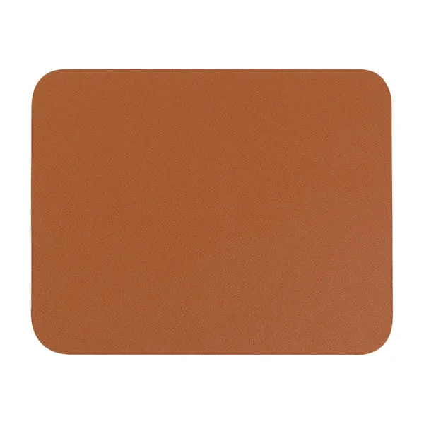 Functional Maxbell Leather Mouse Pad Durable Desktop Gaming Mousepad Lightweight for Working Brown Reliable