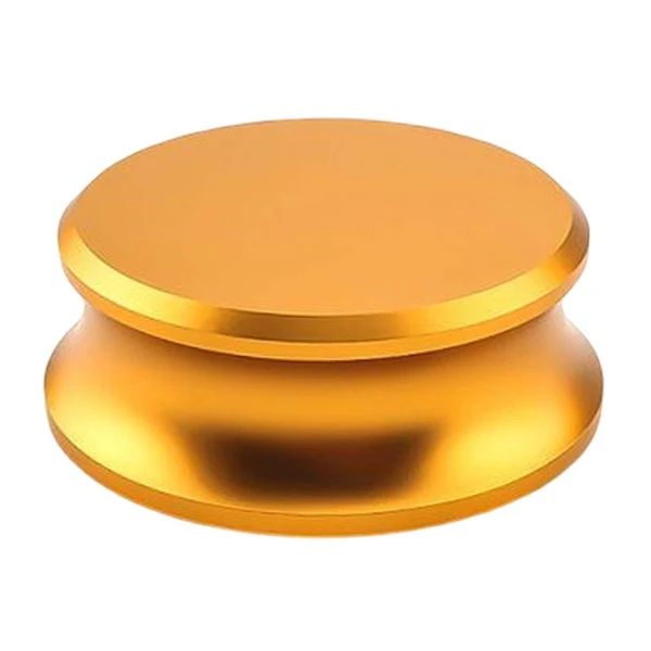Authentic Maxbell Turntable Disc Record Stabilizer Level Record Pad for HiFi Record Player Golden Safe