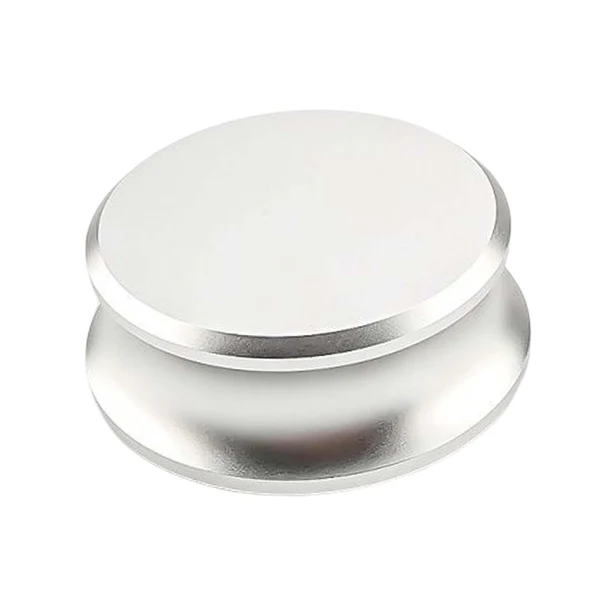 Organic Maxbell Turntable Disc Record Stabilizer Level Record Pad for HiFi Record Player Silver Certified