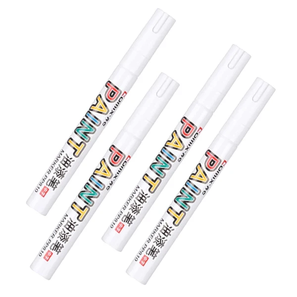 Natural Maxbell White Permanent Marker Quick Drying for Metal Bike Car Tyre Tire Ceramic Innovative
