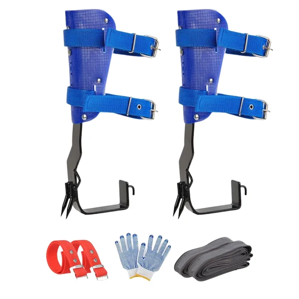 Casual Maxbell Tree Climbing Spikes Safe Belt W Lanyard Vertical for Fruit Picking Camping 2 Gears Solid