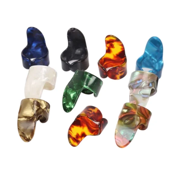 World-Class Maxbell 10Pcs Guitar Thumb Finger Picks for Banjo String Instrument Accessories Finger Innovative