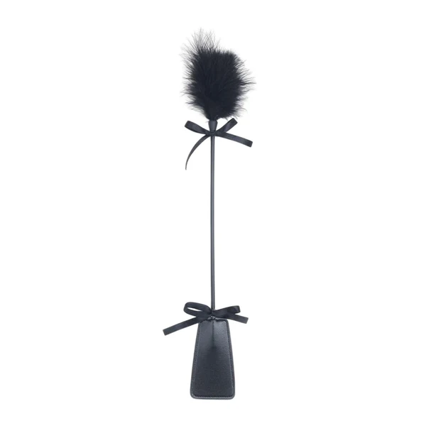 Dependable Maxbell French Feather ticklers whips floggers Games Teaser Soft for Lovers Pets Night Black Optimized