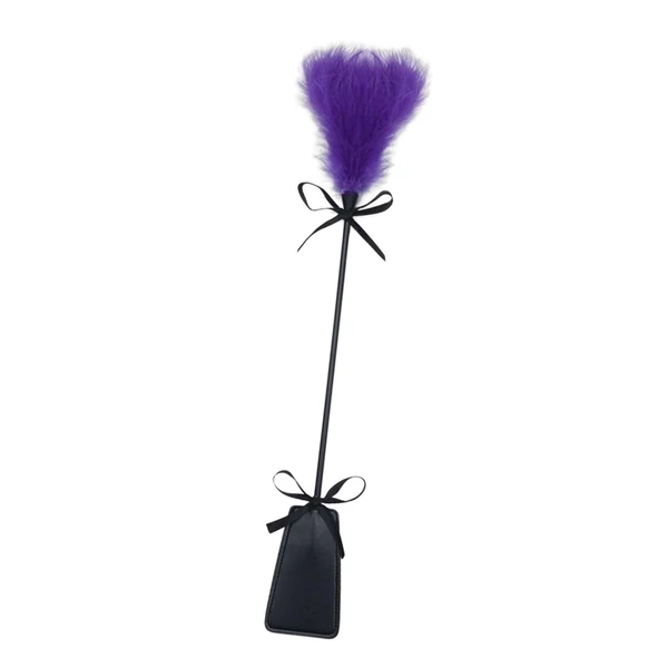 Innovative Maxbell French Feather ticklers whips floggers Games Teaser Soft for Lovers Pets Night Violet Outstanding