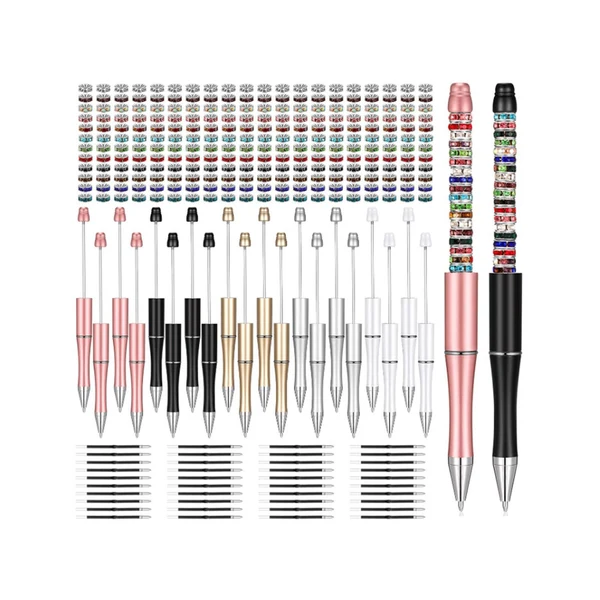 Quality Maxbell Beaded Beadable Pens DIY Set Christmas Decor for Writing Classroom School Set A Relaxed