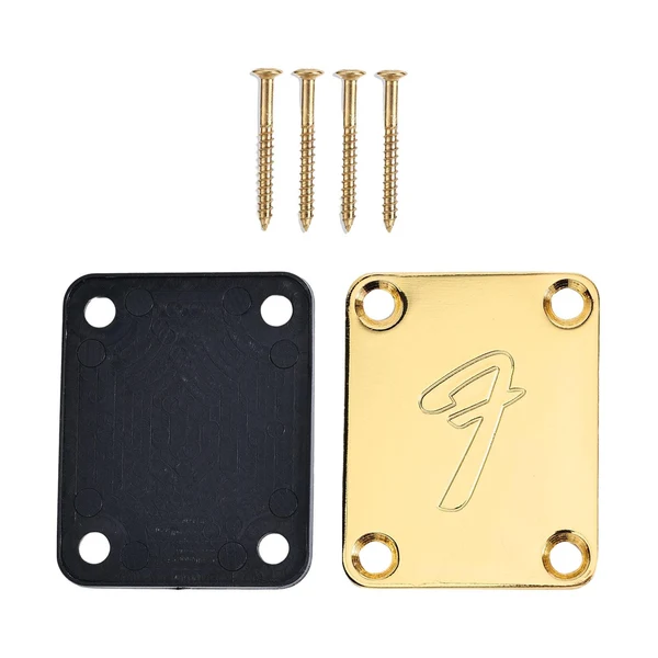 High-Quality Maxbell Guitar Neck Plate Backplate Iron Neckplate with Screws for Electric Guitar Aureate Secure