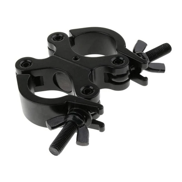 Fast Maxbell DJ Light Clamps Dual Swivel Clamp for 1.25-1.38inch Diameter Pipe Accessory Black Next-Generation
