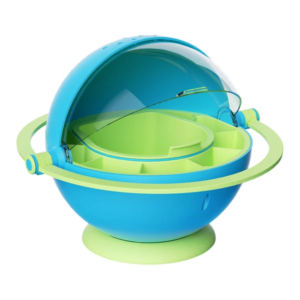 High-End Maxbell Small Animal Breeding Case Transport Container Accessories for Kids Children Blue Authentic
