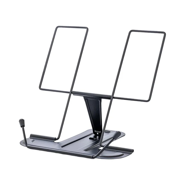 High-Quality Maxbell Portable Cookbook Holder Organizer Display Lightweight for Reading Cookbooks Black Refined