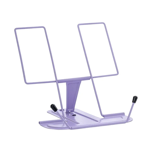 Safe Maxbell Portable Cookbook Holder Organizer Display Lightweight for Reading Cookbooks violet High-End
