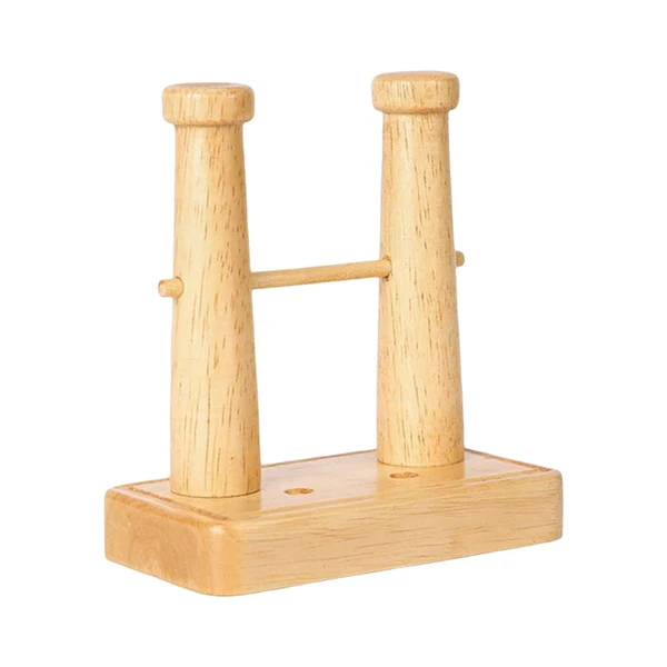 Fine Crafted Maxbell Portable Wooden Guitar Hanger Wall Mount Punch for Bass Ukulele Studio User-Friendly
