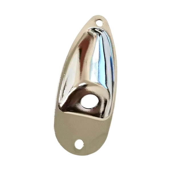 Modern Maxbell Socket Plate Thick Metal Boat Style Guitar Input Jack for Accessory Parts Consistent
