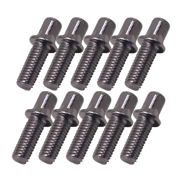 Solid Maxbell 10x Drum Tension Rods Durable Metal Strong for Snare Drum Accessory DIY M6X15mm Artisan