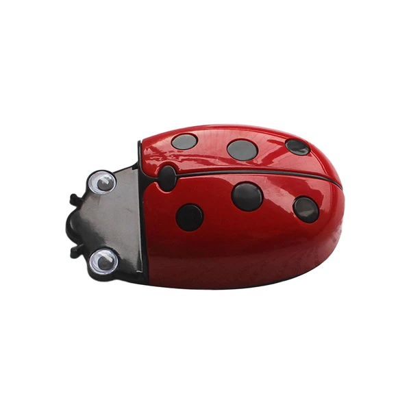 Flexible Maxbell Magnetic Dry Erase Marker Holder with Ladybug Shape 2in1 for Workshop Office Red Fashionable