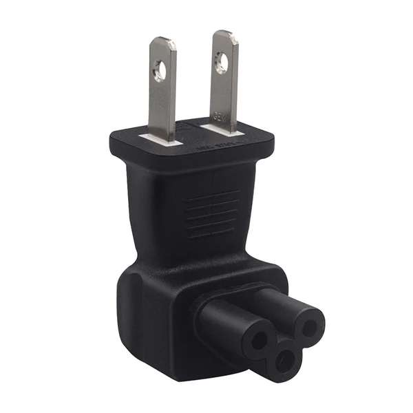 Organic Maxbell US Plug to IEC320 C5 Plug Converter Durable for Notebook Desktop Computers Classic