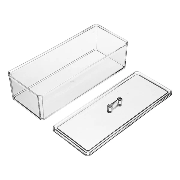 Secure Maxbell tea bags Organizer Desk Makeup Holder for Bathroom Counter Desk Accessories Normal with Lid Durable