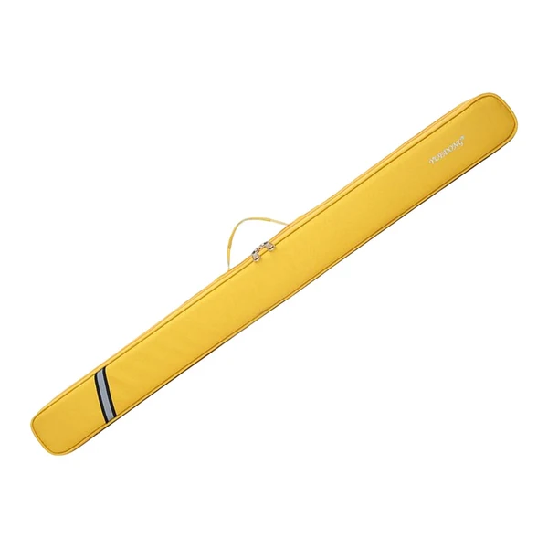 Detailed Maxbell Flute Carry Case Water Resistance Professional for Indian Flute Wooden Flute 90cm Yellow Premium