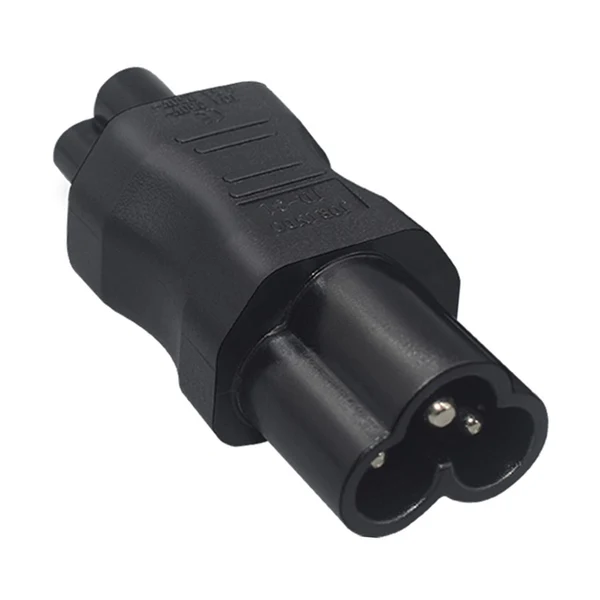 Environmentally Friendly Maxbell C6 to C5 Cloverleaf Shape Male to Female Adapter for Bedroom Living Room Prestigious