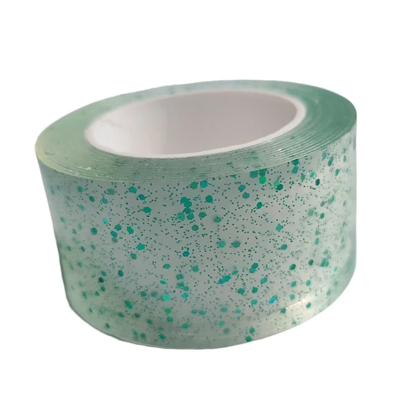 Fine Maxbell Glitter Nano Tape Educational Sensory Toy Multifunctional for Bubble Blowing Green Width 3cm Enhanced