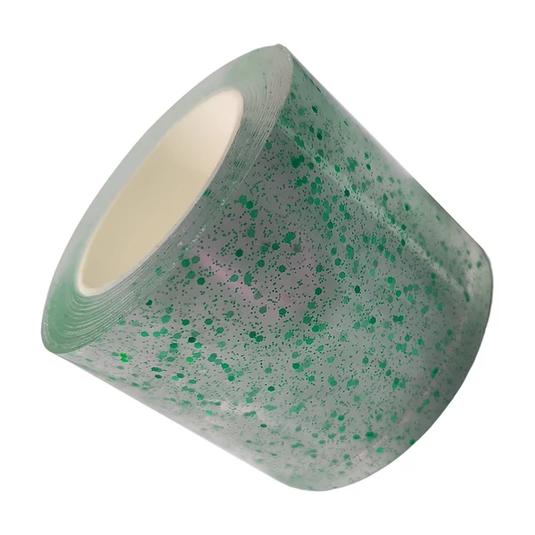 High-Grade Maxbell Glitter Nano Tape Educational Sensory Toy Multifunctional for Bubble Blowing Green Width 5cm Efficient