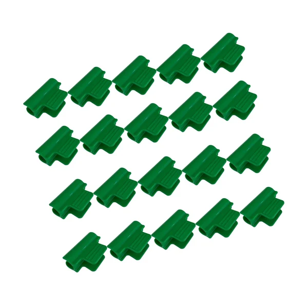 Eco-Friendly Maxbell 20 Pieces Greenhouse Film Clamps Shading film Netting for Farming Fixing green 19mm Unique