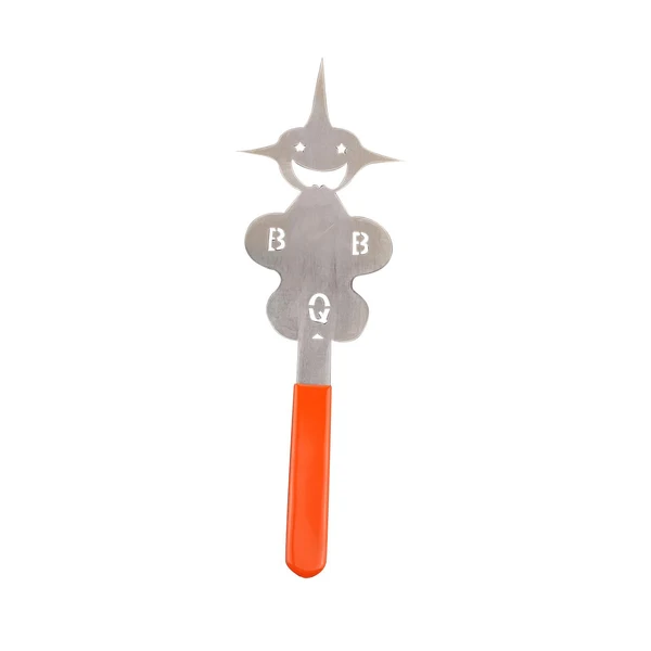 Versatile Maxbell Barbecue Fork Multipurpose Grill Utensils for Barbecue Family Gathering Home girl face orange Carefully Designed