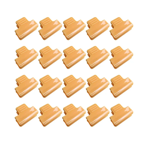 Minimalist Maxbell 20 Pieces Greenhouse Film Clamps Shading film Netting for Farming Fixing orange 11mm Fashionable
