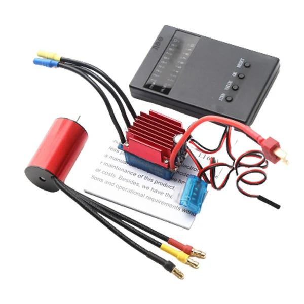 Smooth Maxbell 2440 Brushless Motor 35A ESC Combo Update Parts for 1 12 1 14 Scale RC Truck 4600KV Motor Powerful