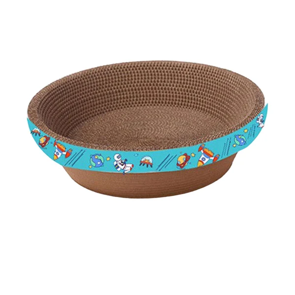 Reliable Maxbell Corrugated Scratch Pad Lounge Beds Kitten Sofa Cats Scratcher Cardboard 45cmx10cm Effective
