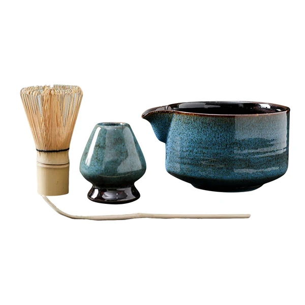 Sustainable Maxbell 4 Pieces Traditional Matcha Set Gift for Tea Lovers Beverage Family Sophisticated