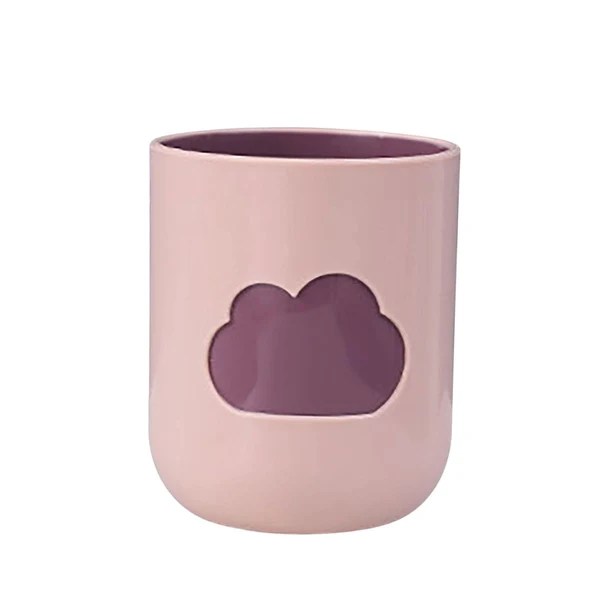 Contemporary Maxbell Bathroom Tumbler Sturdy Multifunctional Modern Large Capacity Toothbrush Cup pink Sophisticated