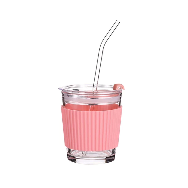 Artisan Maxbell 350ml Water Cup Bar Accessories Drinking Glass Cups for Beverage juice pink Proven